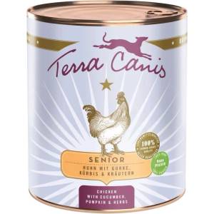 Terra Canis Сеньор Пиле с краставица, тиква и билки 800 г