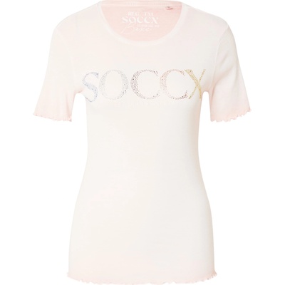 Soccx Тениска 'HO: LLY' оранжево, размер M