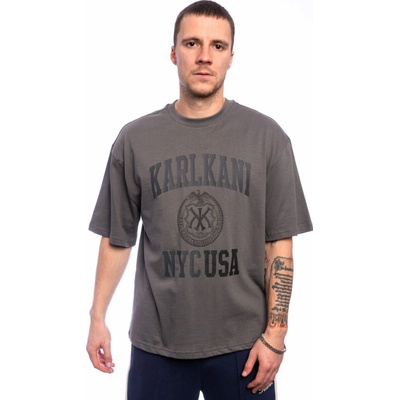 Karl Kani Triko Usa Boxy t-shirt Grey