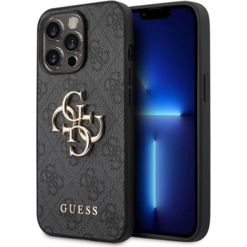Image 1 of GUESS Калъф Guess - PU 4G Metal Logo, iPhone 14 Pro, сив (3666339066260)