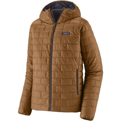 Patagonia Мъжко синтетично яке Patagonia Nano Puff Hoody Synthetic jacket - Deer Brown - размер XXL (004-6818-0916)
