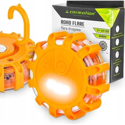 Carmotion Výstražné světlo s magnetem a háčkem, 12 LED + 3 LED | Zboží Auto