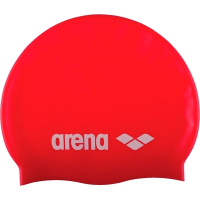 Arena Шапка за плуване Arena Classic Silicone Swim cap - Red / White - размер One Size (581-0005-1211)