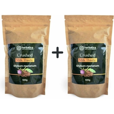 Herbatica Zvýhodněný set: 2x 100% jemně drcený ostropestřec mariánský 500 g