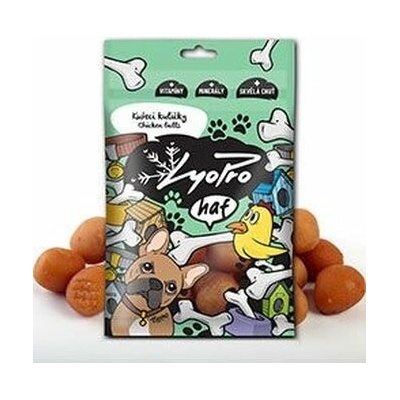 Lyopro DOG poch sušené Kuřecí kuličky 70 g