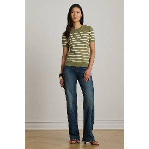 Ralph Lauren пуловер с къси ръкави дамски с модал (200P13973)