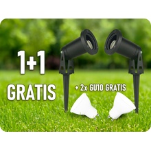 V-TAC LED žiarovka GU10 4,5W, 400lm, 100°/10-Teplá biela