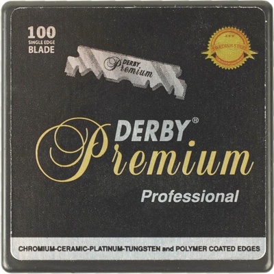 Derby Premium Blades 06160 náhradní žiletky poloviční čepel 100 ks