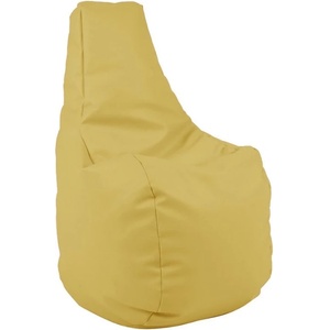 Pufrelax Пуф стол за деца 2-8 г. , 120л. Sunlounger Junior - Galben Еко кожа, Пълнеж от Полистиролни перли (PUF-G-SJ-ML-GLB)