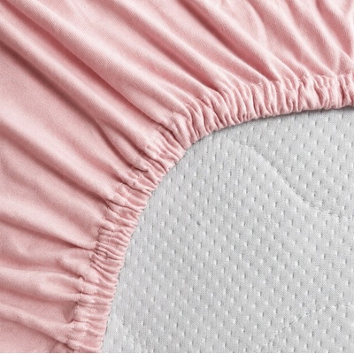 Top textil Prostěradlo Jersey Top růžový melír 140x200