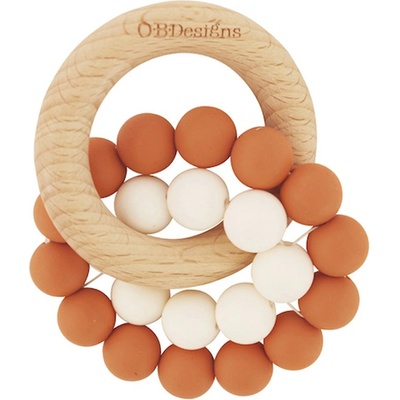 O. B Designs Teether Toy гризалка Cinnamon 3m+