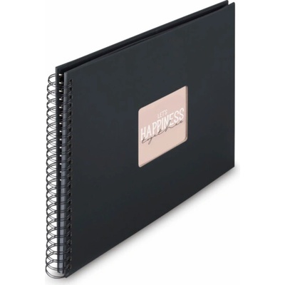Hama "Fine Art" Spiral NewBlack 36x32 50 black Pages 9835