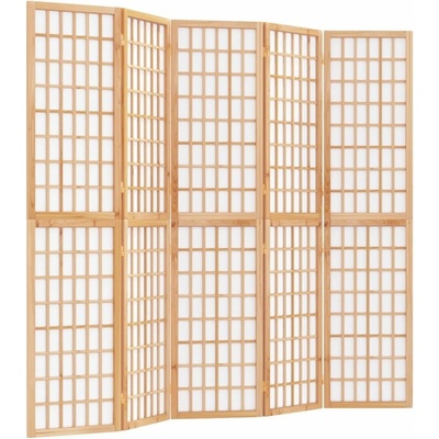 vidaXL Paraván skládací japonský styl 200 × 170 cm 5dílný 352085