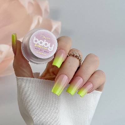 Clavier Nailsology Baby Boomer Ombre gél 3v1 Stamps R07 lime 3g