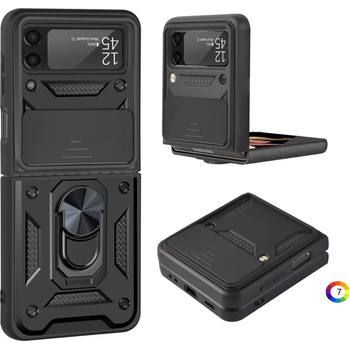 Image 1 of Samsung Galaxy Z Flip3 5G Удароустойчив Ring Holder Калъф и Стилус
