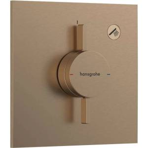 Hansgrohe DuoTurn E - Душ-смесител за вграждане, матиран бронз 75617140 (75617140)