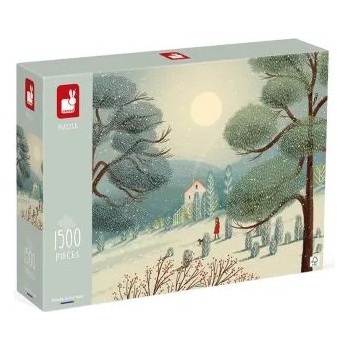 Image 1 of Janod - Детски пъзел - Зимна страна на чудесата - 1500 части (J02515)
