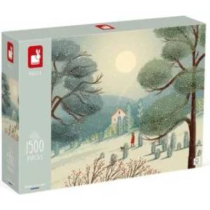 Janod - Детски пъзел - Зимна страна на чудесата - 1500 части (J02515)