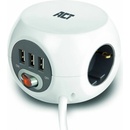 ACT 3 Plug + 3 USB 3 m Switch (AC2410)