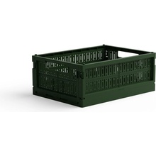 Made Crate skladacia prepravka midi racing green