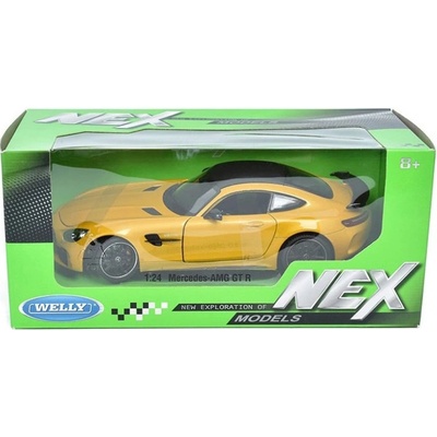 Welly Mercedes-AMG GT-R žlutý 1:24