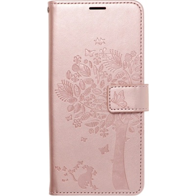 Púzdro Forcell MEZZO Xiaomi MI 11 Lite/Mi 11 Lite 5G tree ružovo-zlaté