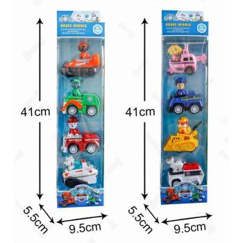 Image 1 of Armtoys 4 КУЧЕНЦА С КОЛИ ВЪВ ВЕРТИКАЛНА КУТИЯ 2 ВИДА