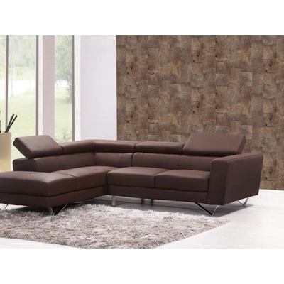 DIMEX ART Луксозна флизелинова тапета кафяв дървен паркет