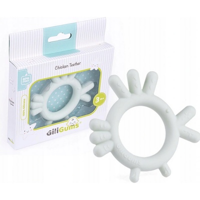 GiliGums Chicken Teether svetlo matová 1 ks