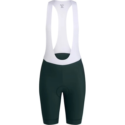 Rapha Dámske Women's Core Bib Shorts Forest Green/White