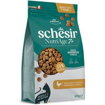 Schesir Cat NutriAge 7+ Animal Monoprotein Formula kuracie mäso 1,5 kg