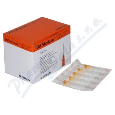 Sterican Injekčná jehla 25 G 0,5 x 16 mm oranž.ster. 100 ks
