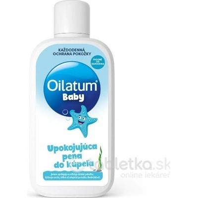 Oilatum BABY upokojujúca pena do kúpeľa vhodná od narodenia 400 ml