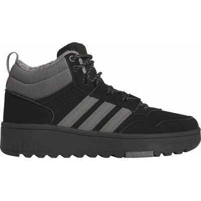 adidas Hoops 4.0 Mid Winterized J chlapecké zimní tenisky černá