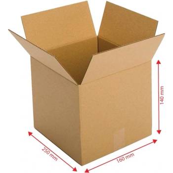 Obaly KREDO Kartonová krabice 250 x 160 x 140 cmmm 3VVL