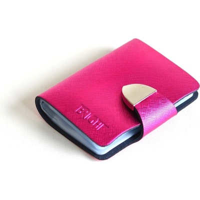 BRIGHT Pouzdro na vizitky Růžové/Metalické, 8 x 2 x 10 (BR14-A001-40SYN) – Zboží Živě