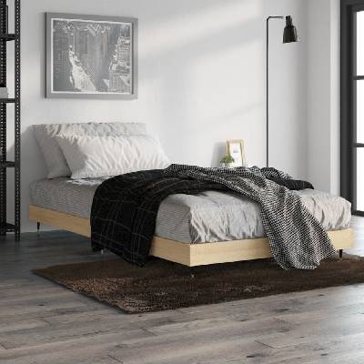 Nábytek XL 832160 Rám postele bez matrace dub sonoma kompozitní dřevo