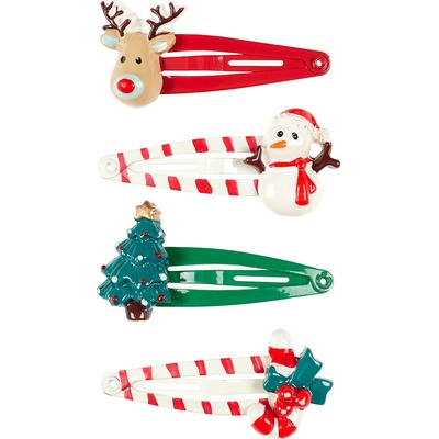 Souza! - Sponky do vlasů Justina – Vánoce – 4 ks – Zboží Dáma