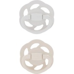 NIP Каучукови залъгалки NIP Green - Сива и бежова, 0-2 м, 2 броя (34000821910287) - baby