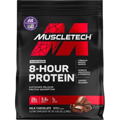 MuscleTech Platinum 8-Hour Protein | Phase-8 [2090 грама] Шоколад