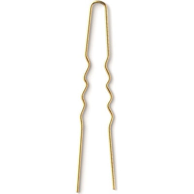 BRATT vlásenky Curly Pin 20 ks zlaté 44 mm