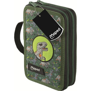 Maped Несесер с пособия Maped - Dinosaur, 2 ципа (967409)