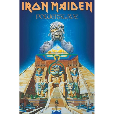 Iron Maiden textilní banner 68 cm x 106 cm Powerslave – Zboží Živě