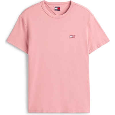 Tommy Jeans Тениска Tommy Jeans Classic Tommy Small Badge T Shirt - Tahiti Berry