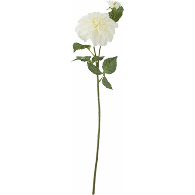 Bloomingville Umělá květina Dahlia White 63 cm, bílá barva, plast