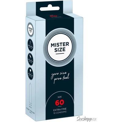 Mister Size thin 60mm 10 ks