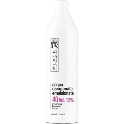 Black krémový 12% peroxid vodíka - oxidačný krém 40Vol 1000 ml