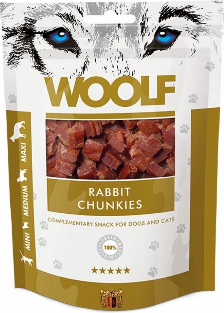 Woolf rabbit chunkies 100 g