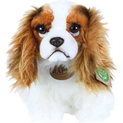 Rappa Плюшена играчка Rappa Еко приятели - Куче Кинт Чарлз Шпаньол, седящо, 25 cm (203044)