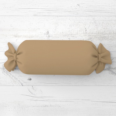 Biante Vankúš valec bonbon Rongo RG-040 Kávový hnedý 15x40